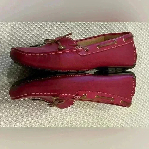 Clarks Women's Dunbar Racer Loafer cranberry pink size 7 - Picture 6 of 7